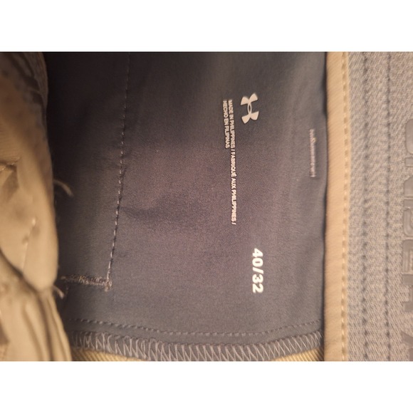 Under Armour men's khaki performance golf pants 40 X 32 - Picture 7 of 8